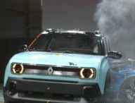 La Renault 4 E-Tech électrique a obtenu 4 étoiles au crash-test Euro NCAP 2025 // Source : Euro NCAP