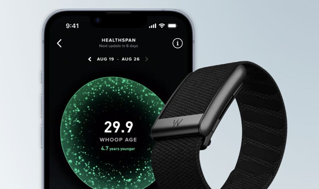 L'application WHOOP peut estimer l'état de santé réel d'une personne.