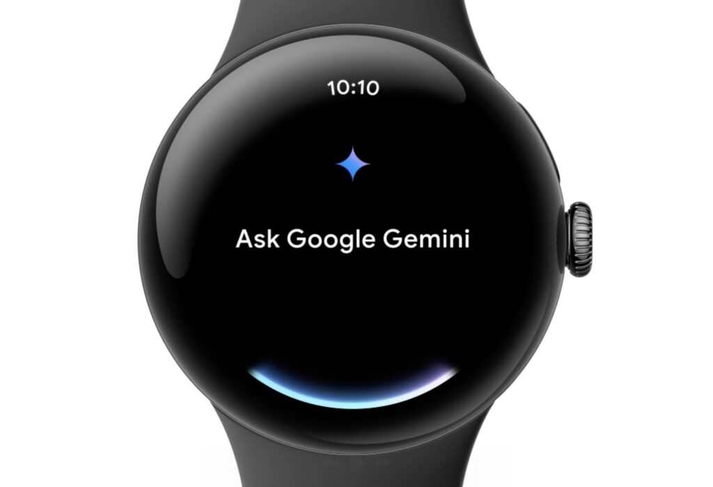 Gemini sur Wear OS. Gemini sur Wear OS.