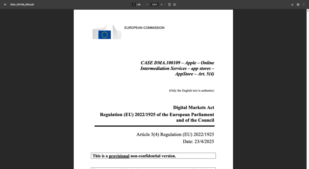 Le (long) avis circonstancié de la Commission européenne // Source : Capture Numerama Le (long) avis circonstancié de la Commission européenne // Source : Capture Numerama