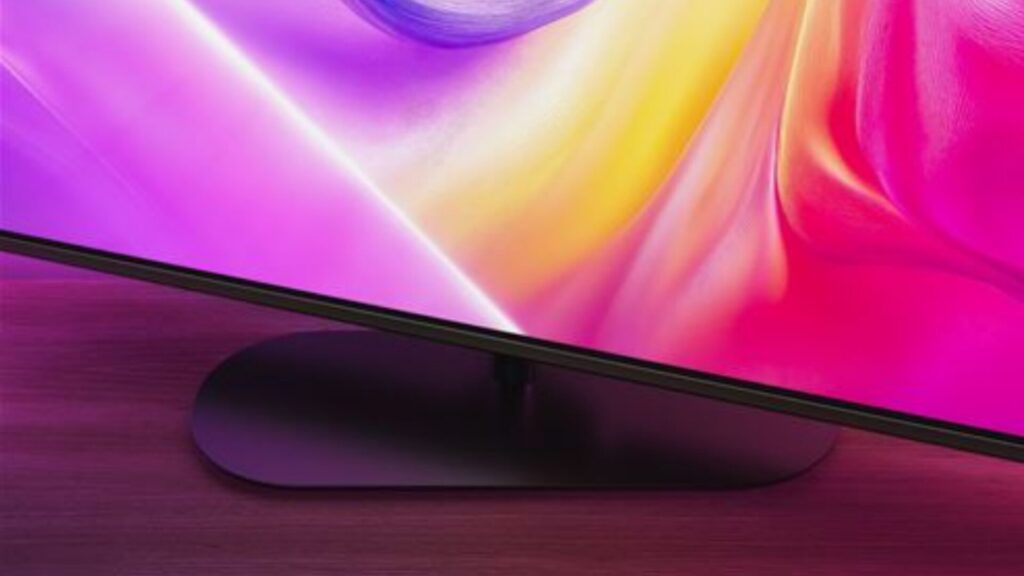 Le pied du The One 55PUS9050 // Source : Philips