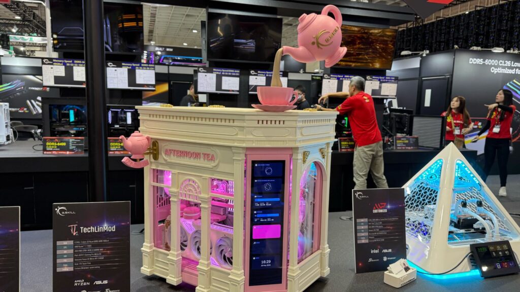 Les salons de thé dans un PC.