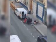 L'enlèvement à Paris // Source : Vidéo sur X
