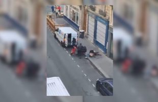 L'enlèvement à Paris // Source : Vidéo sur X