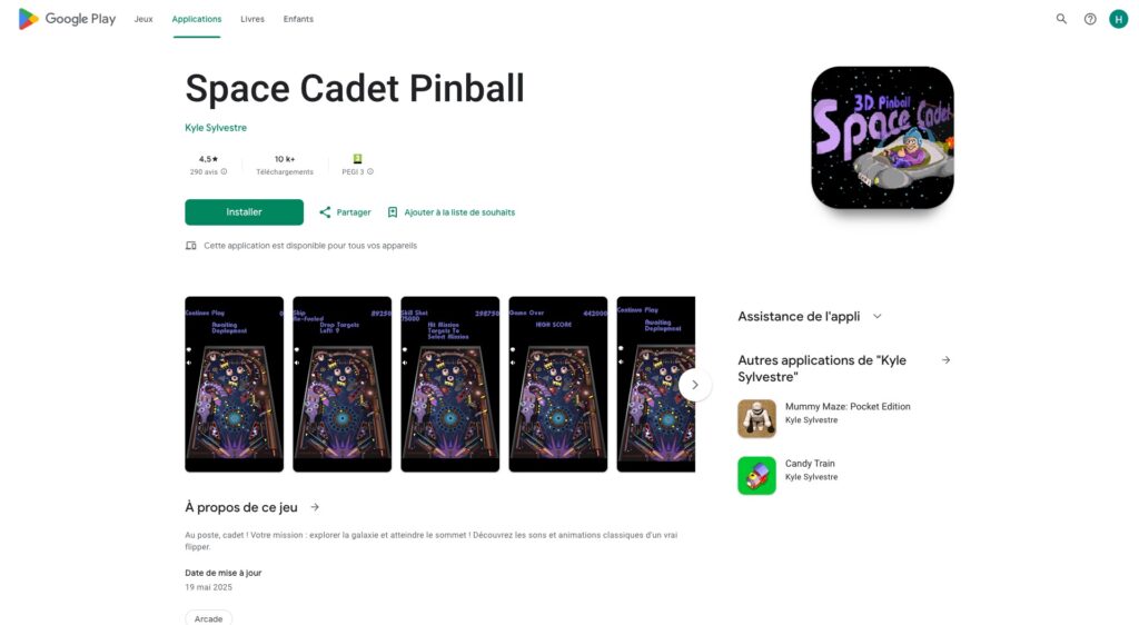 On peut télécharger le jeu depuis le Play Store // Source : Numerama