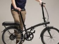 Vélo pliant électrique e fold 100 noir // Source : Décathlon