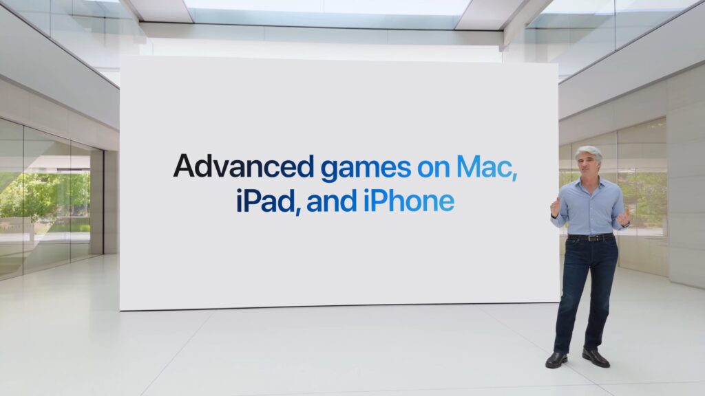Tous les ans, Apple parle de jeux vidéo à la WWDC. Tous les ans, Apple parle de jeux vidéo à la WWDC.