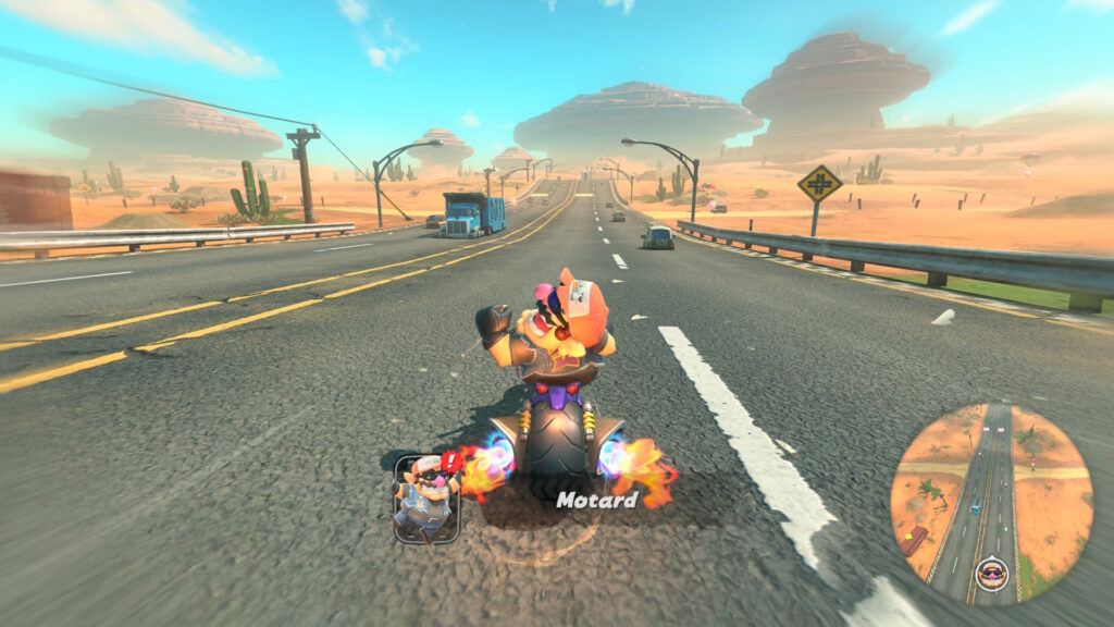 Le déblocage de Wario motard.