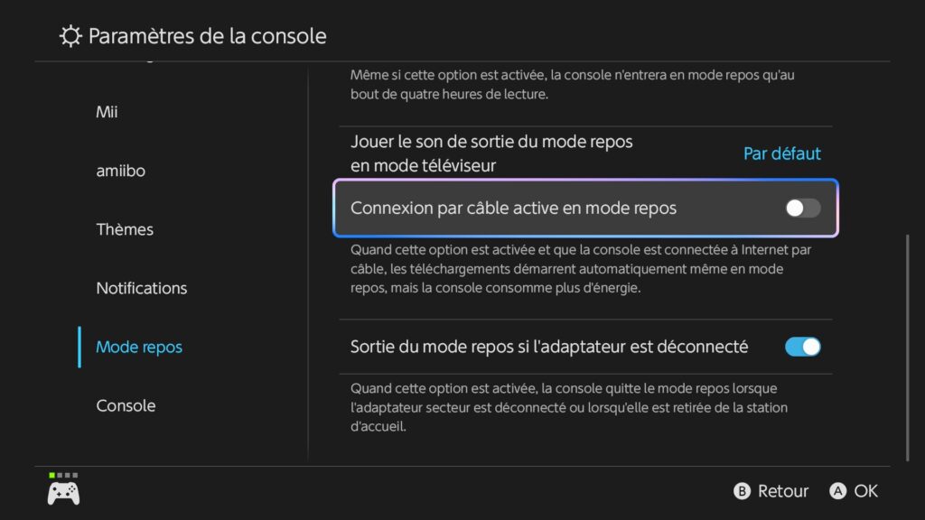 Les paramètres de la Switch 2 // Source : Capture Switch 2 Les paramètres de la Switch 2 // Source : Capture Switch 2