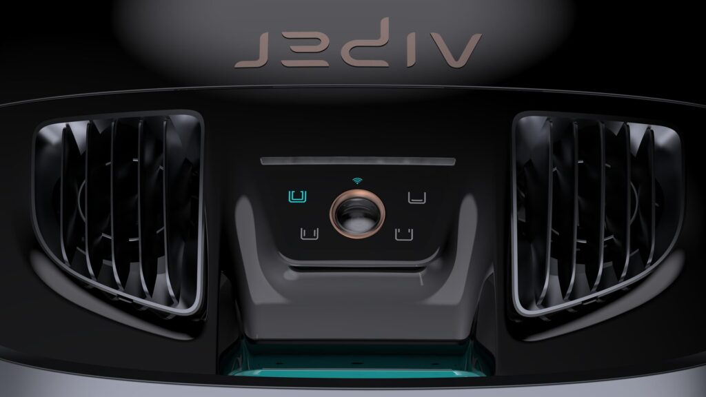 Le Aiper Scuba X1 est programmable depuis l'interface du robot et via l'application. // Source : Aiper
