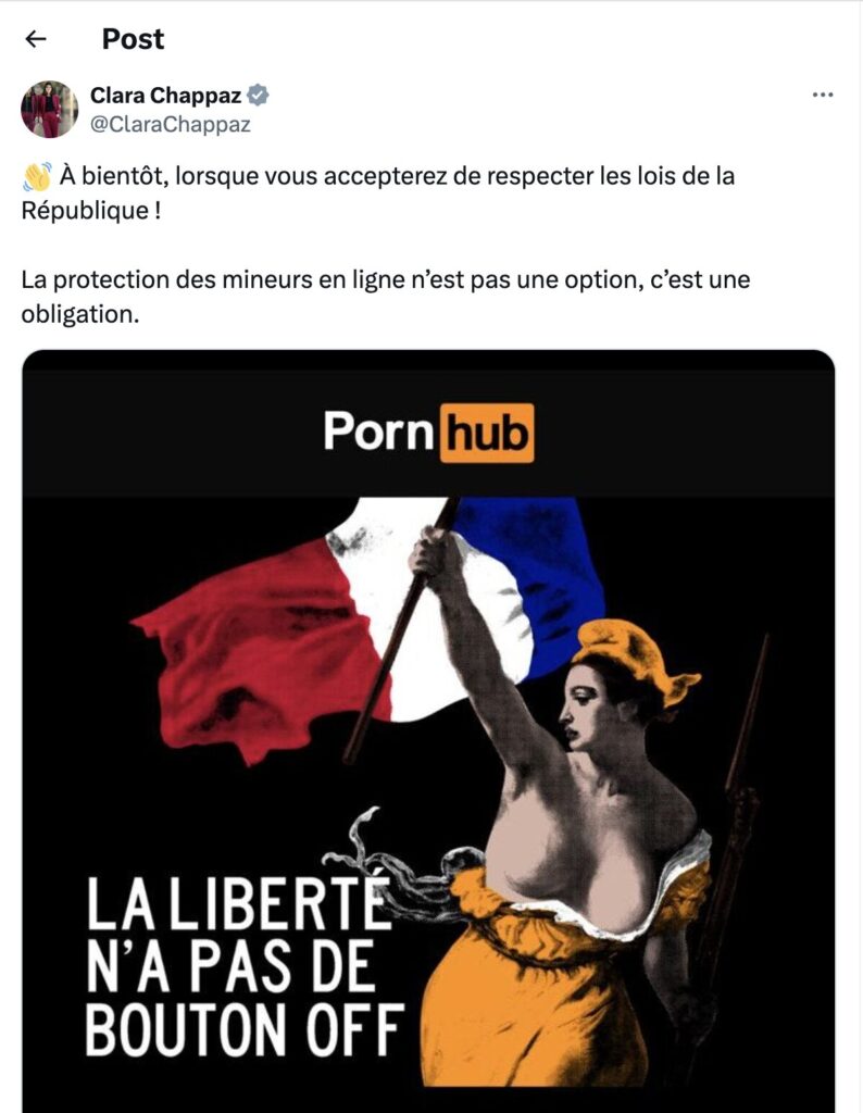 Le tweet de Clara Chappaz