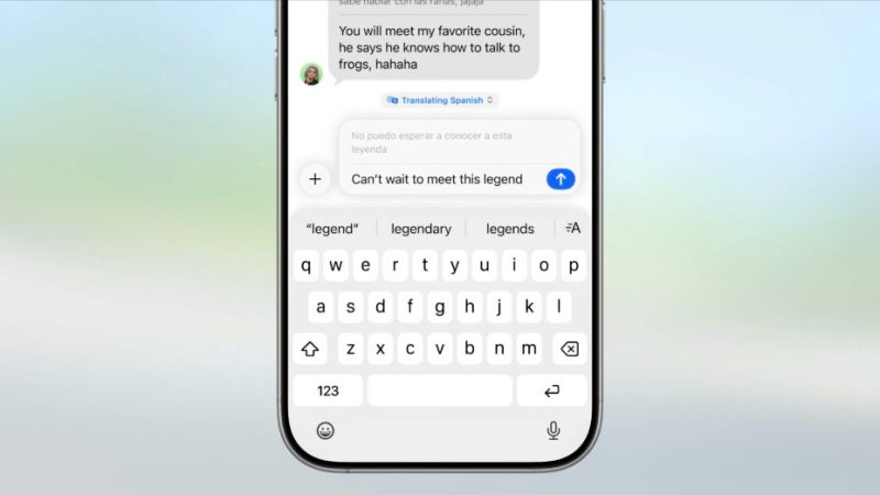 Avec iOS 26, Apple veut devenir un géant de la traduction