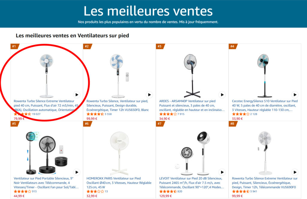 Le classement des meilleures ventes de ventilateurs sur pied sur Amazon Le classement des meilleures ventes de ventilateurs sur pied sur Amazon