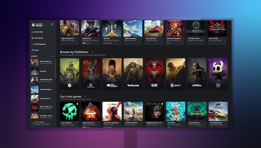 L'application Xbox pour PC devient une bibliothèque de jeux unifiée // Source : Microsoft L'application Xbox pour PC devient une bibliothèque de jeux unifiée // Source : Microsoft