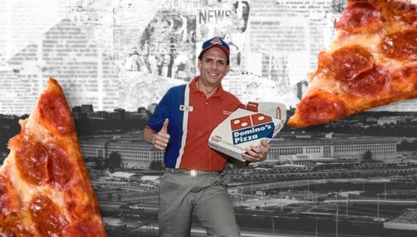 C'est quoi le Pentagon Pizza Index ? // Source : Montage Numerama