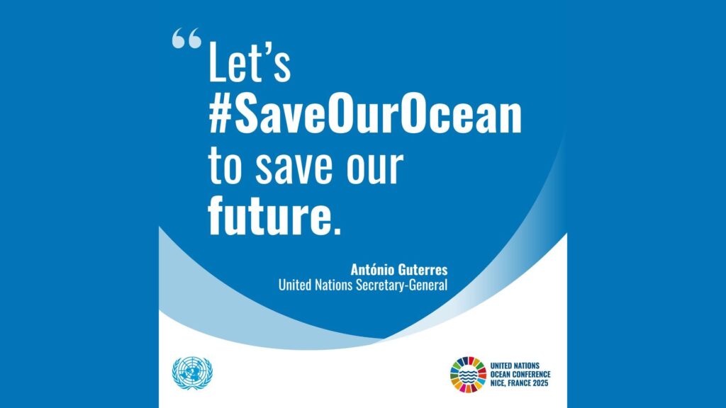 #saveourocean // Source : Compte X de Global Goals UN