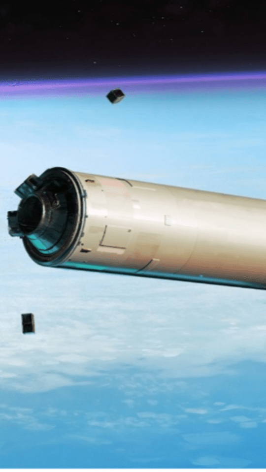 Vue d'artiste de Orbital Baguette One. Source - HyPrSpace