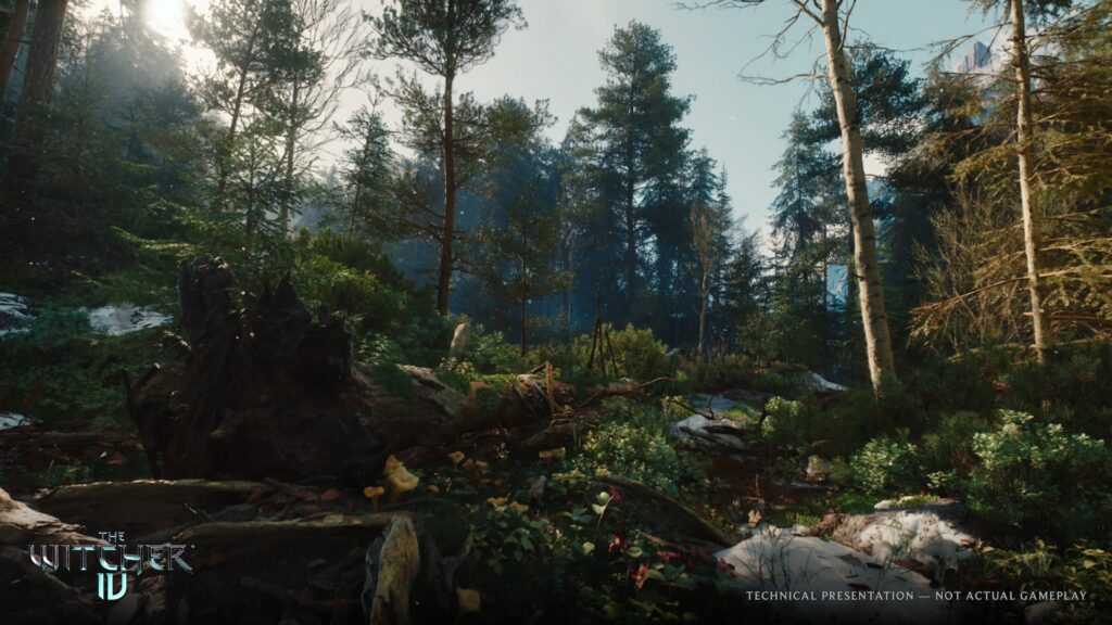 Démo technique pour The Witcher 4 // Source : CD Projekt Red Démo technique pour The Witcher 4 // Source : CD Projekt Red