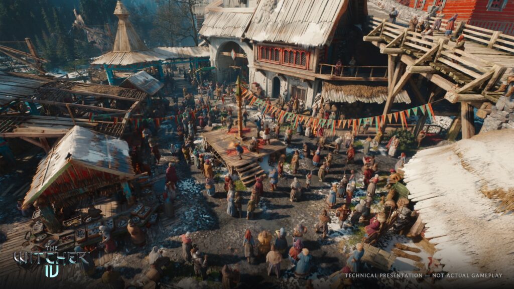 Démo technique pour The Witcher 4 // Source : CD Projekt Red Démo technique pour The Witcher 4 // Source : CD Projekt Red