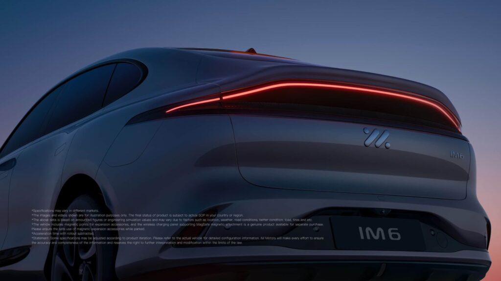 Le SUV IM6 en Chine // Source : IM Le SUV IM6 en Chine // Source : IM
