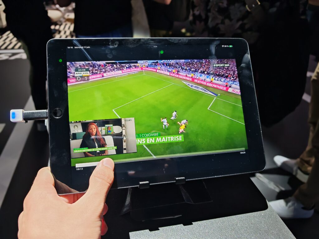 La nouvelle « timeline » dans l'application Canal+ // Source : Numerama