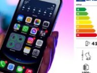 L'étiquette énergie de l'iPhone 16e. // Source : Numerama