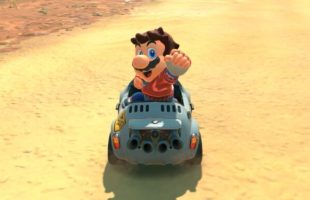 Mario baroudeur dans Mario Kart World. // Source : Numerama