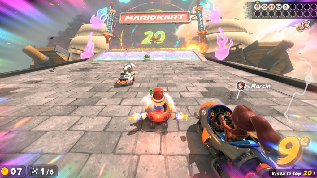 Le mode survie dans Mario Kart World. // Source : Numerama Le mode survie dans Mario Kart World. // Source : Numerama