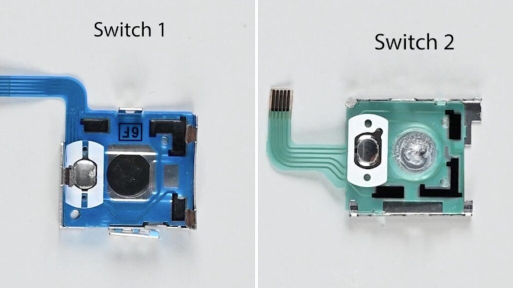 Nintendo a repris la conception des Joy-Con 1 // Source : iFixit via Mastodon Nintendo a repris la conception des Joy-Con 1 // Source : iFixit via Mastodon