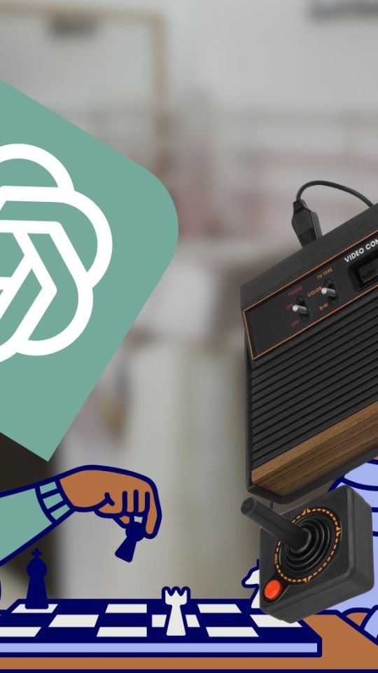 ChatGPT battu par une Atari 2600 aux échecs // Source : Montage Numerama