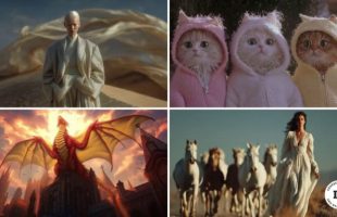 Des exemples de Midjourney Video // Source : Capture Numerama