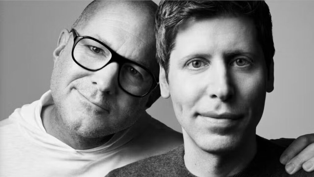 Jony Ive et Sam Altman // Source : OpenAI