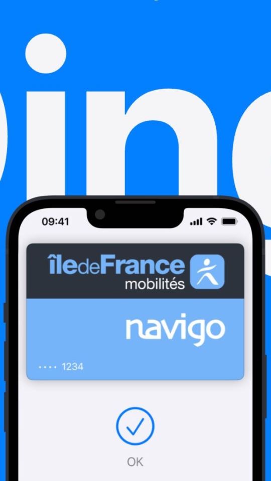 Le Navigo sur iPhone. // Source : Apple Le Navigo sur iPhone. // Source : Apple