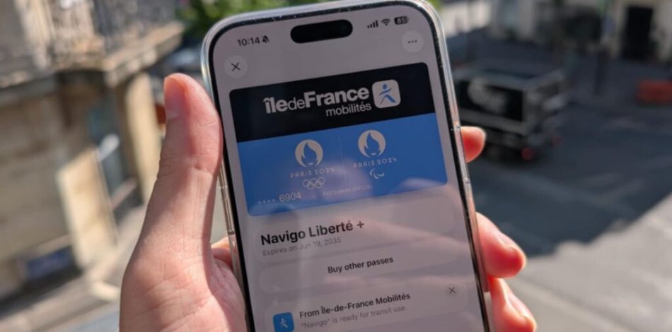 Navigo Liberté+ sur iPhone dans APple Cartes. // Source : Numerama