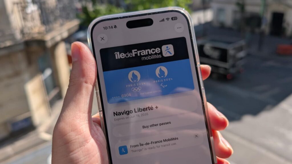 Navigo Liberté+ sur iPhone dans APple Cartes. // Source : Numerama Navigo Liberté+ sur iPhone dans APple Cartes. // Source : Numerama
