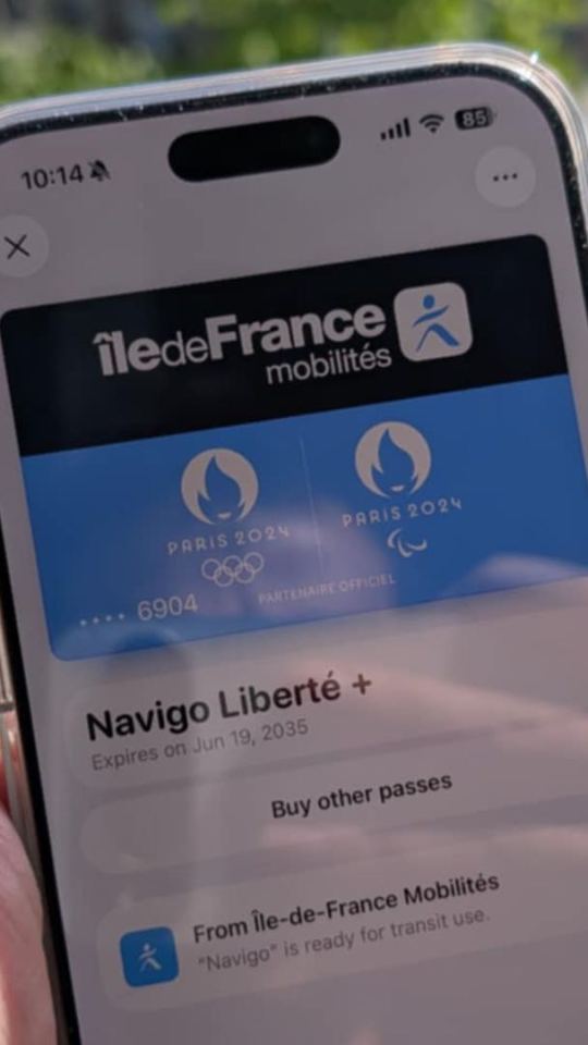 Navigo Liberté+ sur iPhone dans APple Cartes. // Source : Numerama