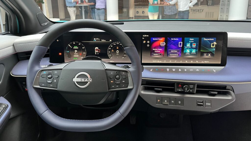 Découverte de la nouvelle Nissan Leaf // Source : Robin San Vicente pour Numerama Découverte de la nouvelle Nissan Leaf // Source : Robin San Vicente pour Numerama