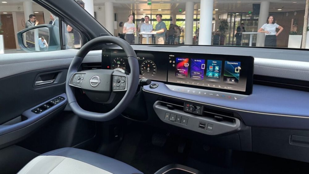 Découverte de la nouvelle Nissan Leaf // Source : Robin San Vicente pour Numerama Découverte de la nouvelle Nissan Leaf // Source : Robin San Vicente pour Numerama