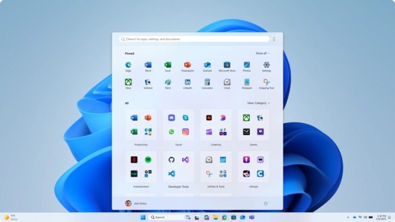Nouveau menu Démarrer Windows 11 : voici ce qui va changer