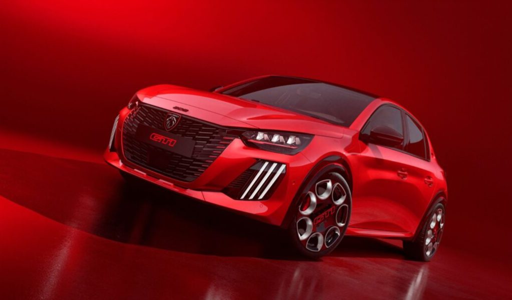 La nouvelle Peugeot E-208 GTi (2025) // Source : Peugeot