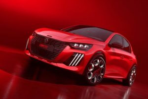 La nouvelle Peugeot E-208 GTi (2025) // Source : Peugeot