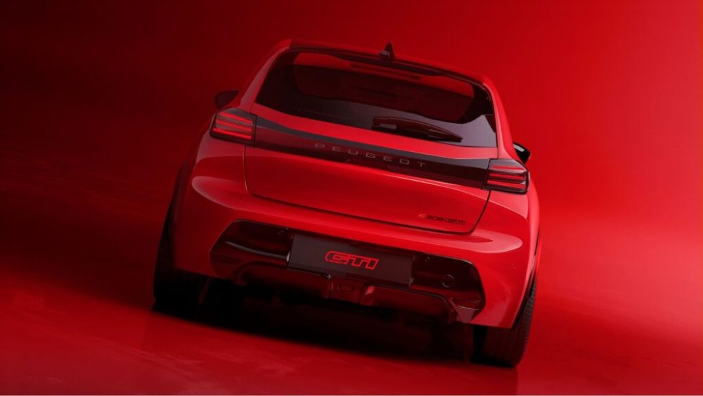 La nouvelle Peugeot E-208 GTi (2025) // Source : Peugeot