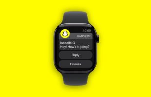 Snapchat est disponible sur Apple Watch // Source : Snapchat