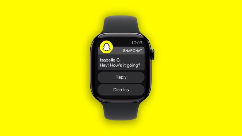 Snapchat débarque sur l’Apple Watch : mais pour quoi faire ?