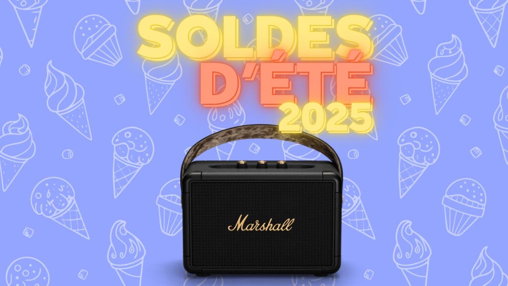 Enceinte Marshall Kilburn II Black and Brass // Source : Marshall Enceinte Marshall Kilburn II Black and Brass // Source : Marshall