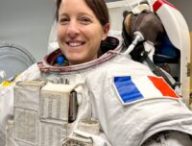 Sophie Adenot pendant son entraînement à Houston. // Source : Via X @Soph_astro