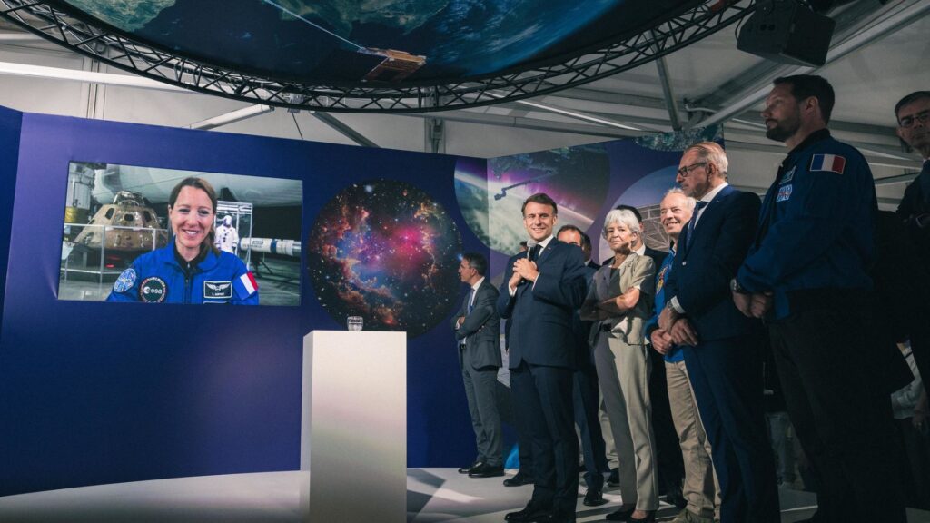 Annonce du nom et de l'écusson de la mission de Sophie Adenot dans l'espace. // Source : ESA-P. Servent
