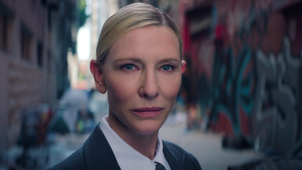 Cate Blanchett dans Squid Game // Source : Netflix