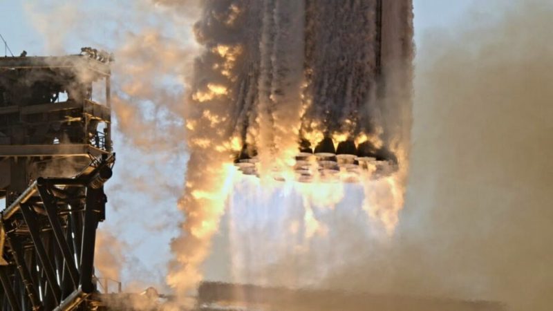 Le 9e vol de la fusée géante Starship a été filmé comme jamais