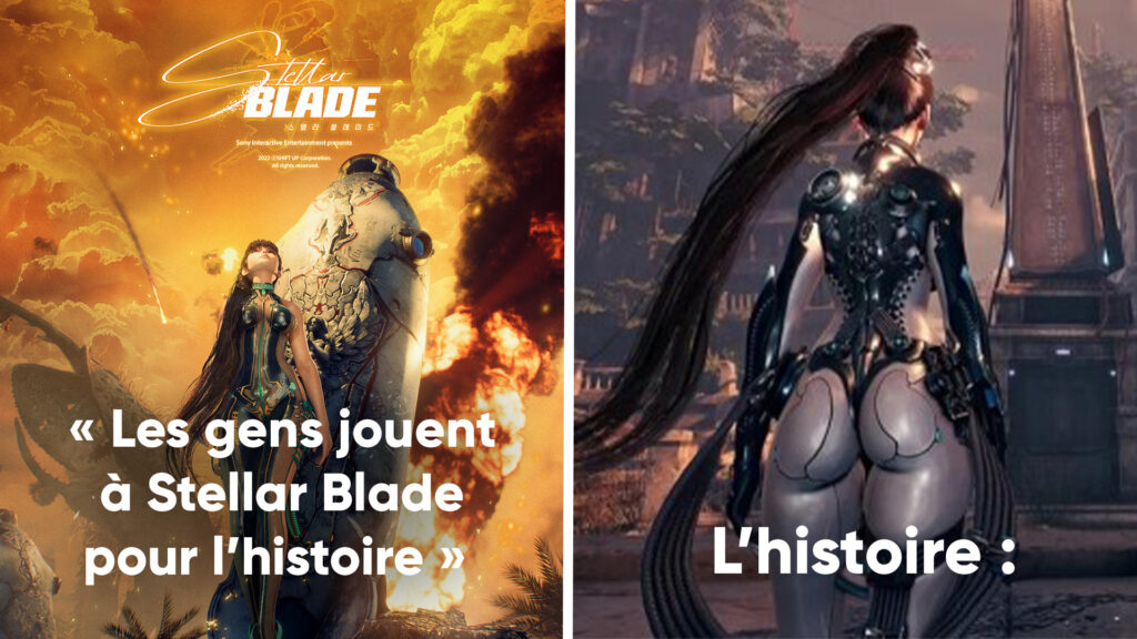 Mème Stellar Blade // Source : Nino Barbey pour Numerama